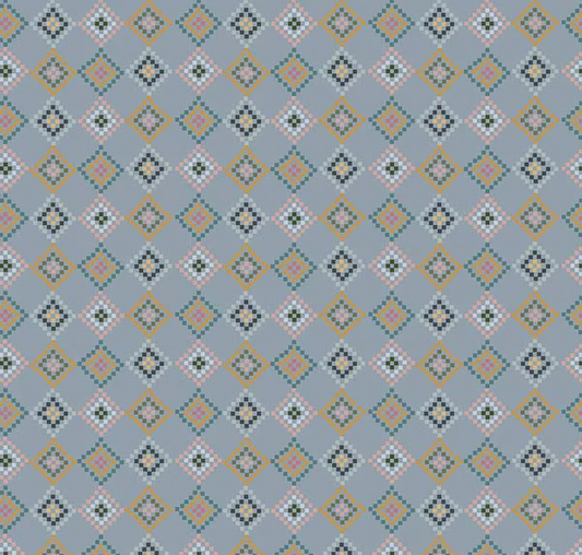 Honey Locust Patchwork Sky Fabric