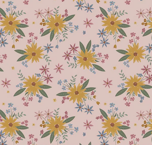 Honey Locust Gigi's Garden Blush Fabric
