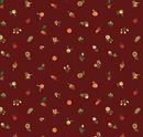 Happy Fall Days Fall Things Maroon Fabric