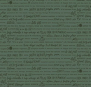 Happy Fall Days Autumn Words Green Fabric