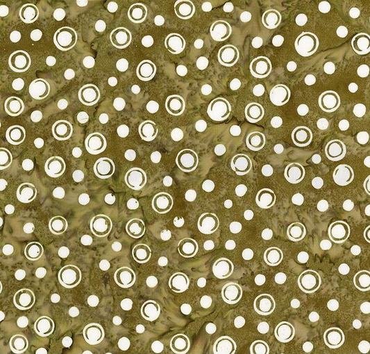 Expressions Batiks Fright This Way Olive Fabric