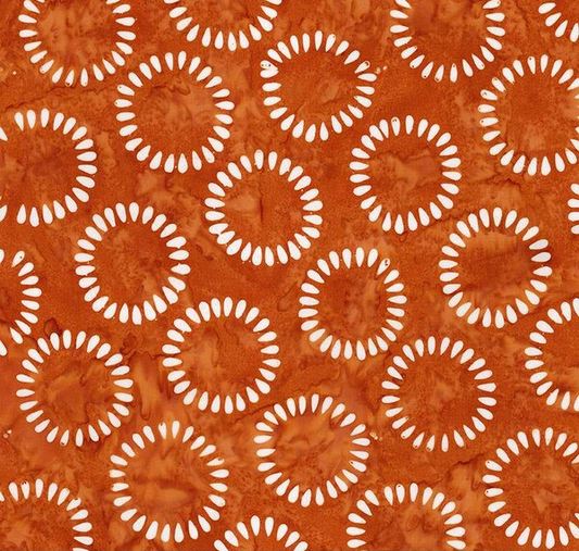 Expressions Batiks Fright This Way Spice Fabric