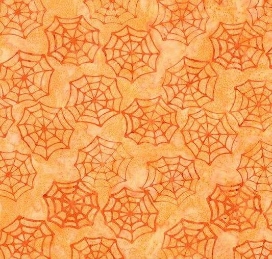 Expressions Batiks Fright This Way Apricot Fabric