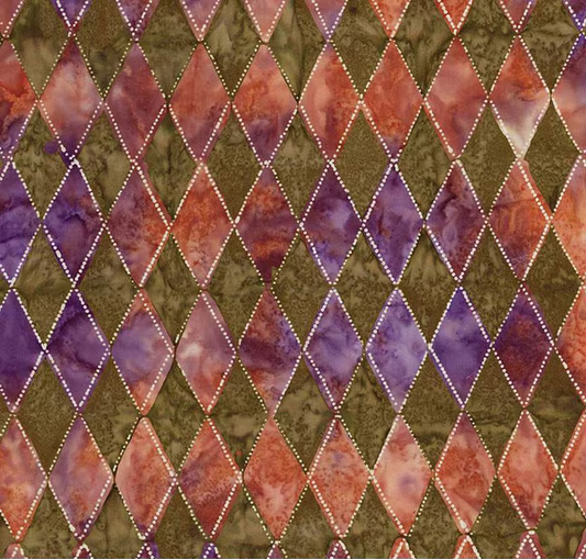Expressions Batiks Fright This Way Garden Party Fabric