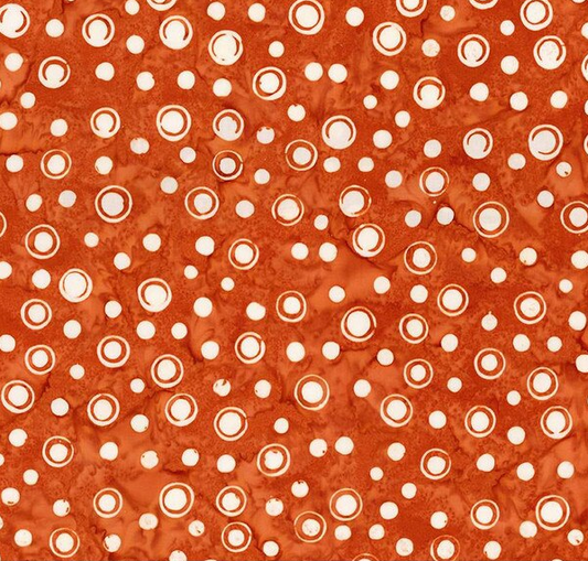 Expressions Batiks Fright This Way Red Fox Fabric