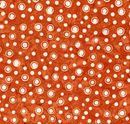 Batiks Hand Dyes Fright This Way Red Fox Fabric