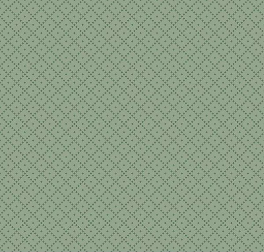 The Awe of Autumn Grid Hazy Fabric