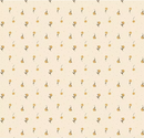 The Awe of Autumn Flower Toss Cream Fabric