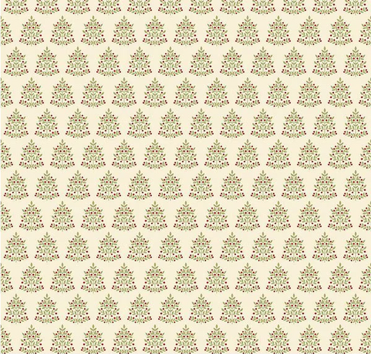 Glisten Trees Eggnog Fabric