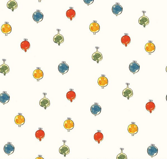 Classic Christmas Ornaments Multi Fabric
