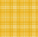 Classic Christmas Plaid Yellow Fabric