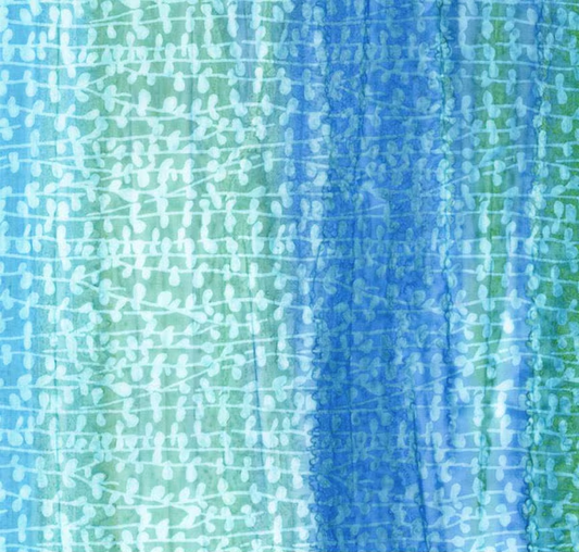 Batiks Hand Dyes Plant-Based Pool Party Fabric
