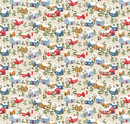 Festive Greetings Festive Village Cream Fabric