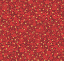 Festive Greetings Emily Star Red Fabric
