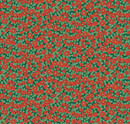 Festive Greetings Peaceful Poinsettias Green Fabric
