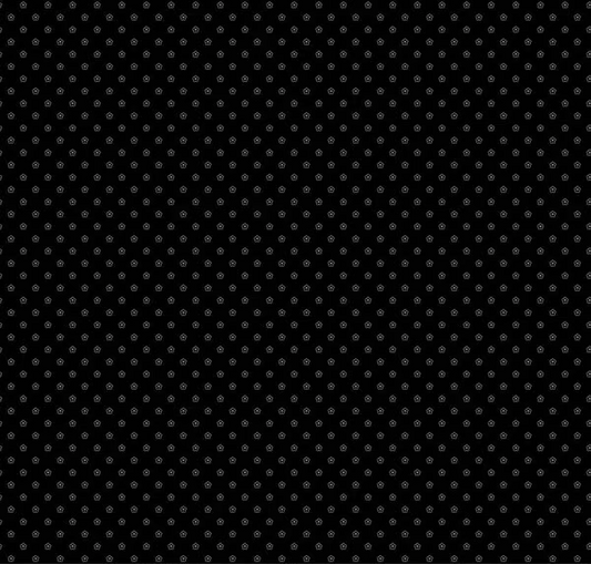 Blackout Flower Black Fabric