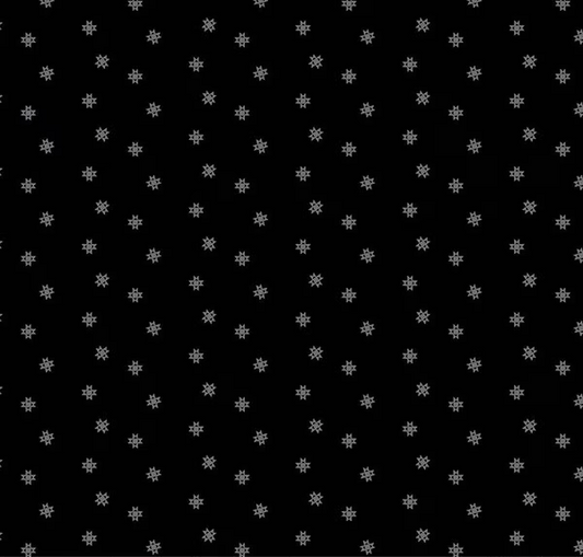 Blackout Ohio Star Black Fabric