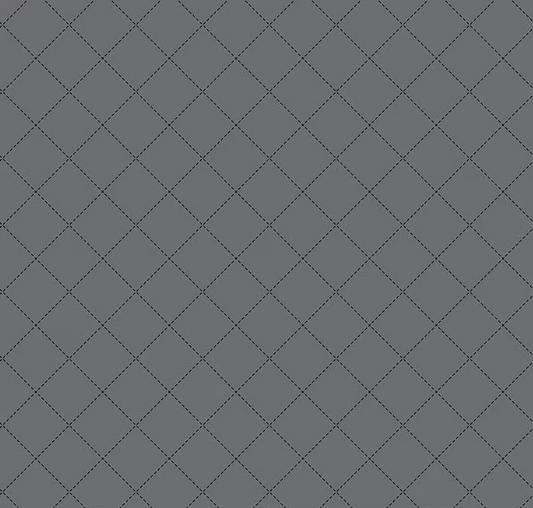 Blackout Stitch Gray Fabric