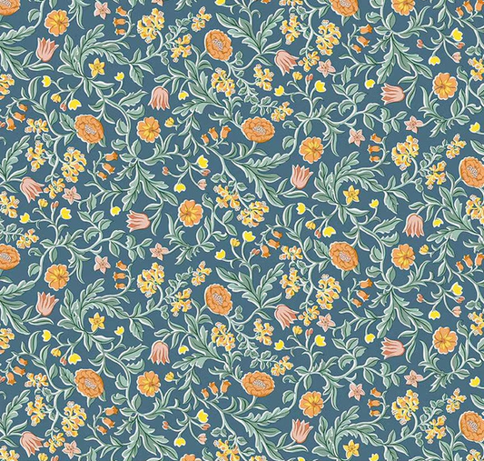 Craft Garden May's Flowers C Fabric