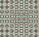 Olive Grove Mill Tiles Green Fabric