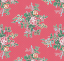 Simple Pleasures Floral Raspberry Fabric