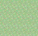 Simple Pleasures Calico Sweet Rose Green Fabric