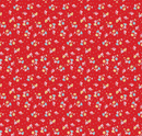 Simple Pleasures Calico Sweet Rose Strawberry Fabric
