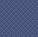Simple Pleasures Grid Navy Fabric