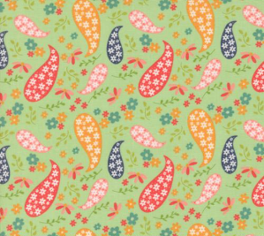 Raspberry Summer Mint 37691 15 Fabric