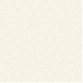 Rustle Tiny Leaves Cream Fabric