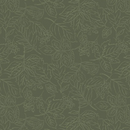 Rustle Line Leaves Green Fabric
