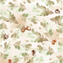 Rustle Tossed Oak Cream Fabric