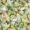 Rustle Packed Leaves Green Fabric