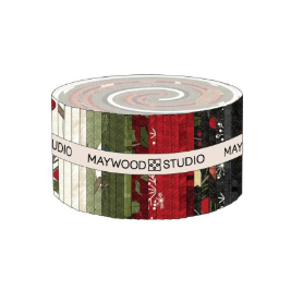 Holly Jolly Flannel 2.5" Strips (40 pcs)