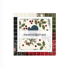 Holly Jolly Flannel 5" Squares (42 pcs)