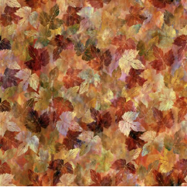 Falling Leaves Maple Multi Fabric