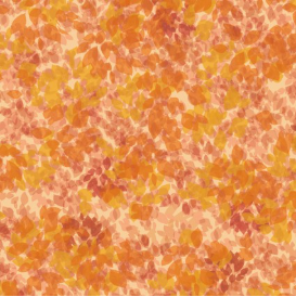 Fall Friends Tonal Leaf Blender Orange Fabric