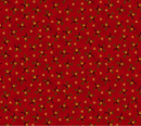 Baubles & Balsam Hollyberry Sprigs Cranberry Fabric
