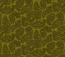 Baubles & Balsam Fancy Paisley Evergreen Fabric