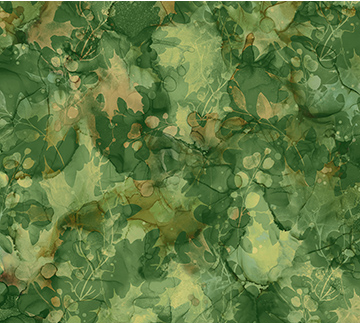 Autumn Breeze LEAF TEXTURE DK GREEN