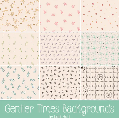 Gentler Times Backgrounds 10" Stacker
