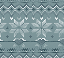 Cozy Cubs SNOW STRIPE TEAL Fabric