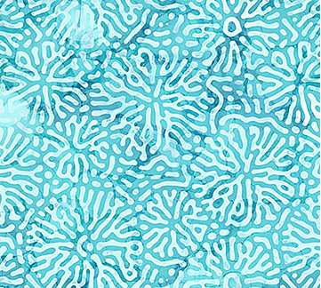 Deep Blue BRAIN CORAL 2 Fabric