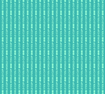 Fifa STRIPE BLENDER TURQUOISE Fabric