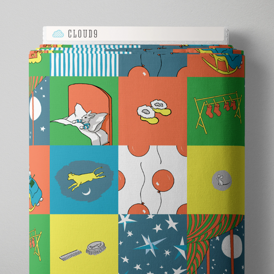 Goodnight Moon Cheater Multi Fabric