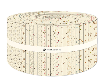 Buttercream & Brickle Bits 2.5"  Jelly rolls