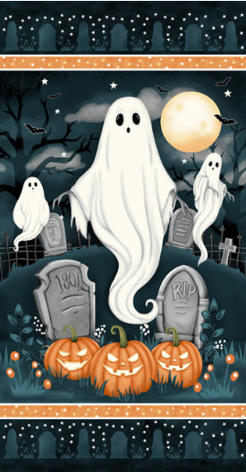 Ghosts in the Graveyard 2031PG-99 Multi Fabric