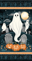 Ghosts in the Graveyard 2031PG-99 Multi Fabric