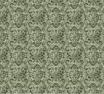 Boho Chick Damask Sage Fabric