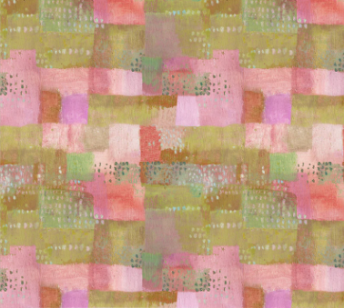 Grounded Mismatched Dragon Fruit Fabric